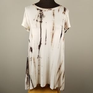 Comme USA Tie Dye Shift Swing Top / T…